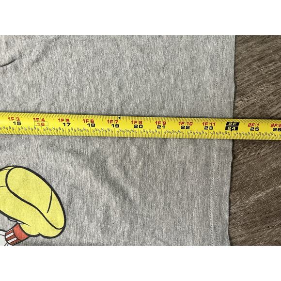 Disney Mickey Mouse Baseball Graphic Tee Gray Short Sleeve Adult XL - Picture 6 of 6